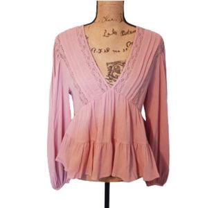 NEW Loveriche Peasant Boho Blouse